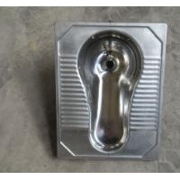 天津水冲蹲便器加工厂家/普森金属制品订做一体盆蹲便器