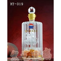 湖北手工工艺酒瓶企业-河间宏艺公司生产加工内置酒瓶