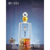 广西工艺酒瓶制造企业/宏艺玻璃制品公司厂家直营红酒酒瓶