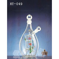 河北玻璃工艺酒瓶制造企业-河间宏艺公司厂家定制内置酒瓶
