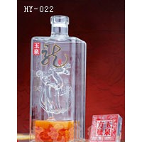 广东手工工艺酒瓶制造企业-河间宏艺公司厂家定制红酒酒瓶