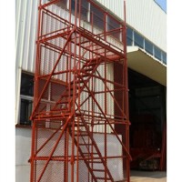 楼梯立杆采购-「合新建材」安全爬梯|梯笼规格@广西南宁